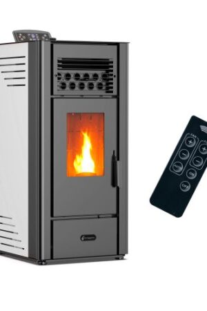 Stufa a pellet ad aria bianca Anita 10 kW Sannover