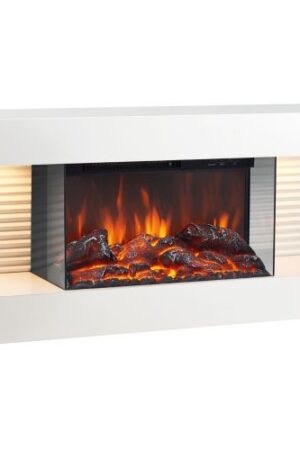 Camino elettrico KAMINIO LIZ – camino elettrico – bianco