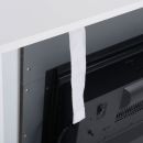 Caminetto elettrico in MDF, acciaio, melamina, metallo e vetro temperato - Image 3