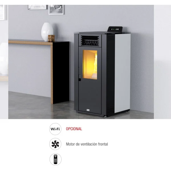 Prossima stufa a pellet canadese bianca da 10 kW - Image 3