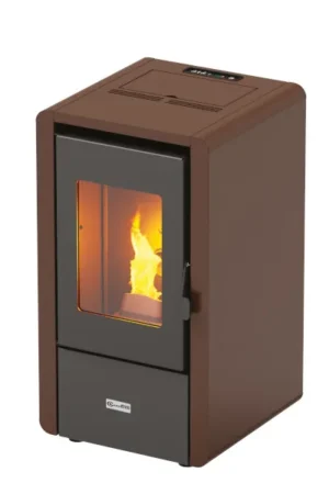 Stufa a pellet canadese Mignon 7kW marrone