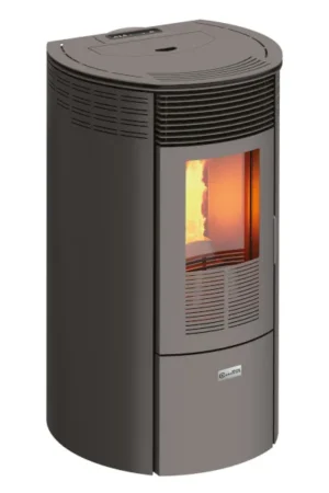 Stufa a pellet Canadian Elipse 10kW grigia Wi-Fi
