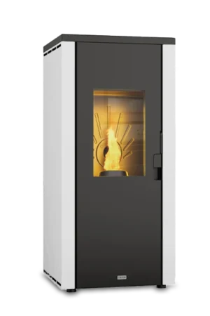Prossima stufa a pellet stagna bianca da 7 kW