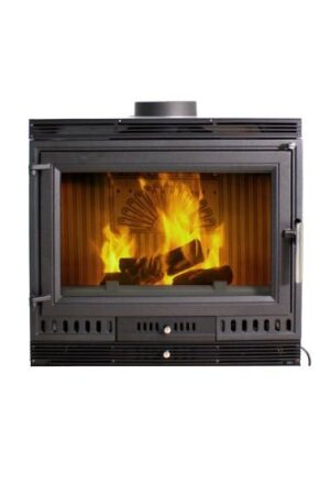 Inserto a legna ventilato Aurora 70, 13kW ghisa, 230m³
