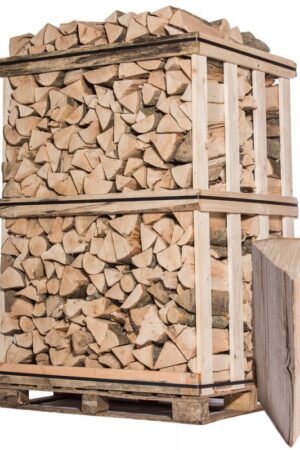 Legna da ardere – 33 cm – Legno duro misto – 2 m³ Pallet – 2,9 steri