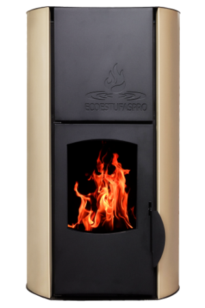 Stufa a pellet idro Hydra 25 Ivory, 25kW, fino a 200m2