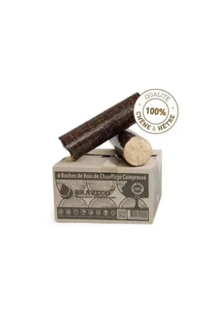 Pallet da 80 scatole di legna da ardere densificata di prima qualità – 100% legno duro