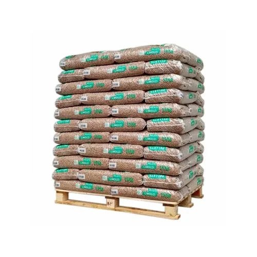 Paleta com 66 sacos de grânulos de Limouzi – 15 kg, 100% resina, alta eficiência