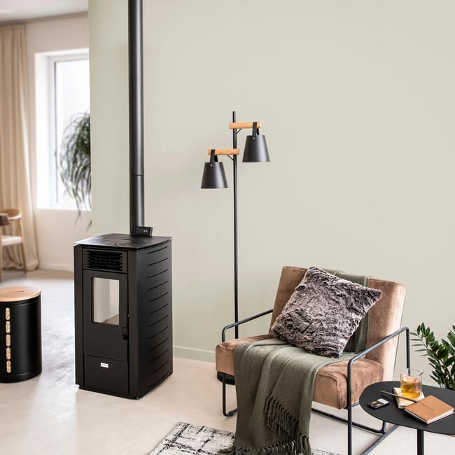 Stufa a pellet ventilata Hella Equation 7 kW nero - Image 10