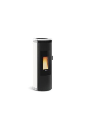 La Nordica Amika stufa Libera installazione Pellet Nero, Bianco
