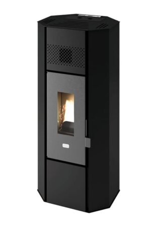 Stufa a pellet ventilata Titti 5 kW nero