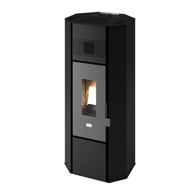 Stufa a pellet ventilata Titti 5 kW nero