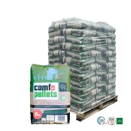 Comfo – Pallet da 65 sacchi da 15 kg di pellet con consegna inclusa
