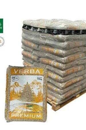 Verba Premium — Confezione completa di pellet 1,05 T (70 sacchi × 15 kg)