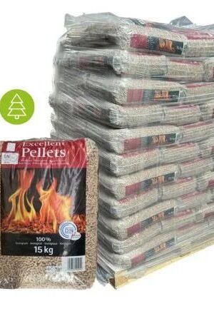 Pallet da 77 sacchi di pellet premium da 15 kg – Consegna inclusa