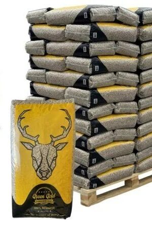 Jura Green Gold – Pallet da 72 sacchi da 15 kg di pellet di alta qualità