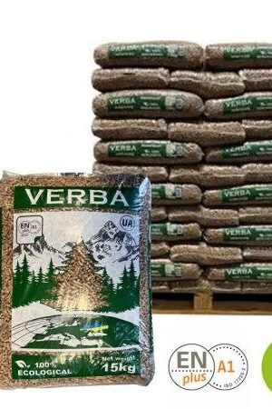 Verba – Confezione completa di 70 pellet da riscaldamento da 15 kg