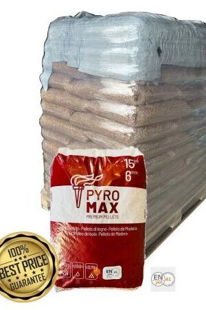 Pyro Max – Confezione Premium da 78 sacchi di pellet da 15 kg