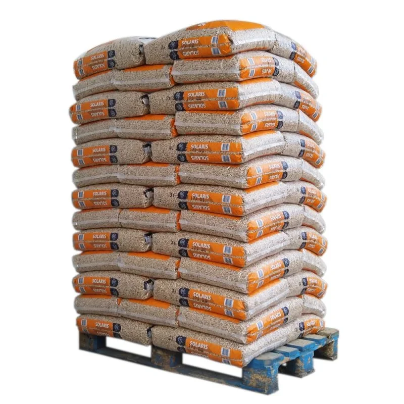 Pallet con 65 sacchi di pellet Wooday – 15 kg ciascuno, alte prestazioni