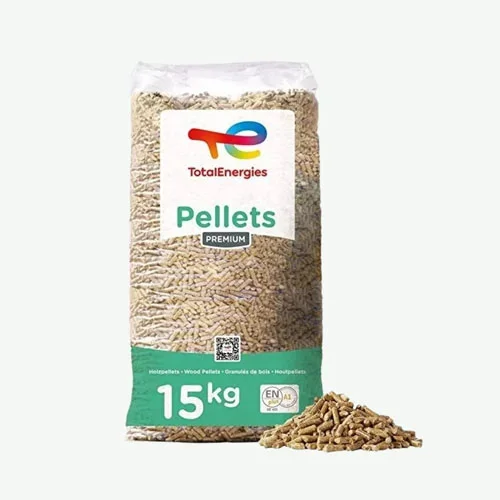TotalEnergies – Pellets Premium 15 kg com certificação ENplus A1